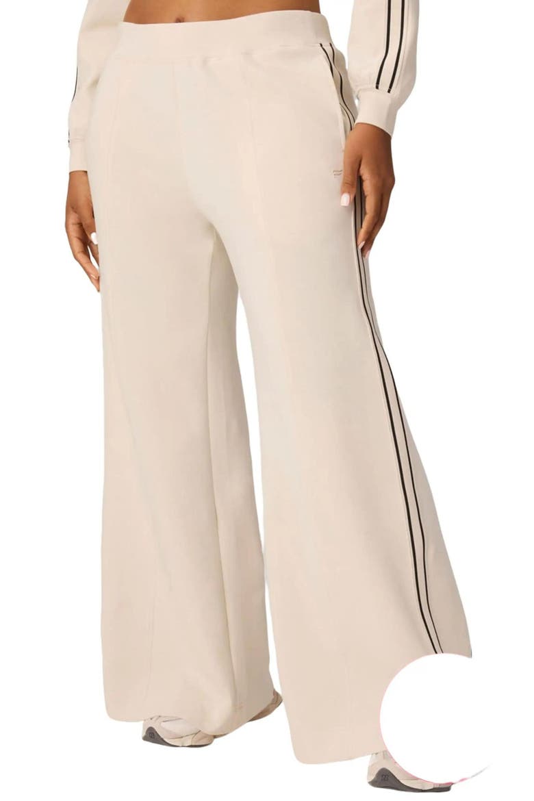 Elevated Track Pant, Main, color, Almond Milk/Black