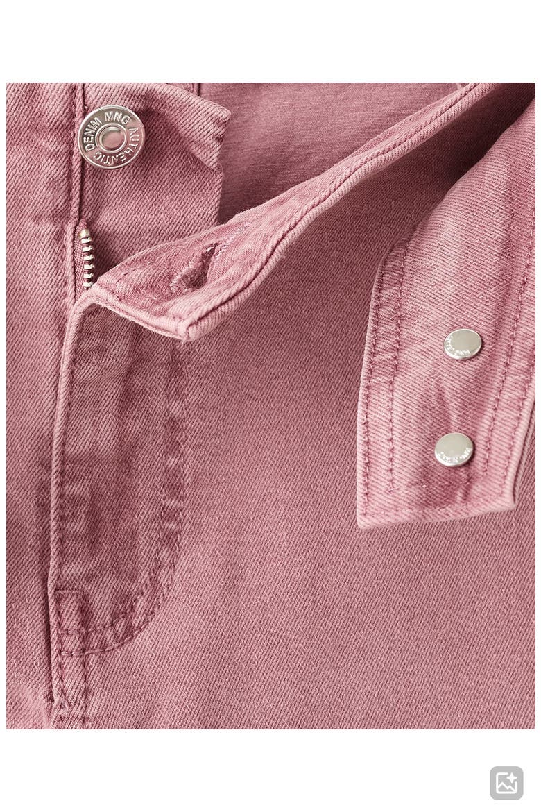 Belted Low Rise Straight Leg Jeans, Alternate, color, PINK