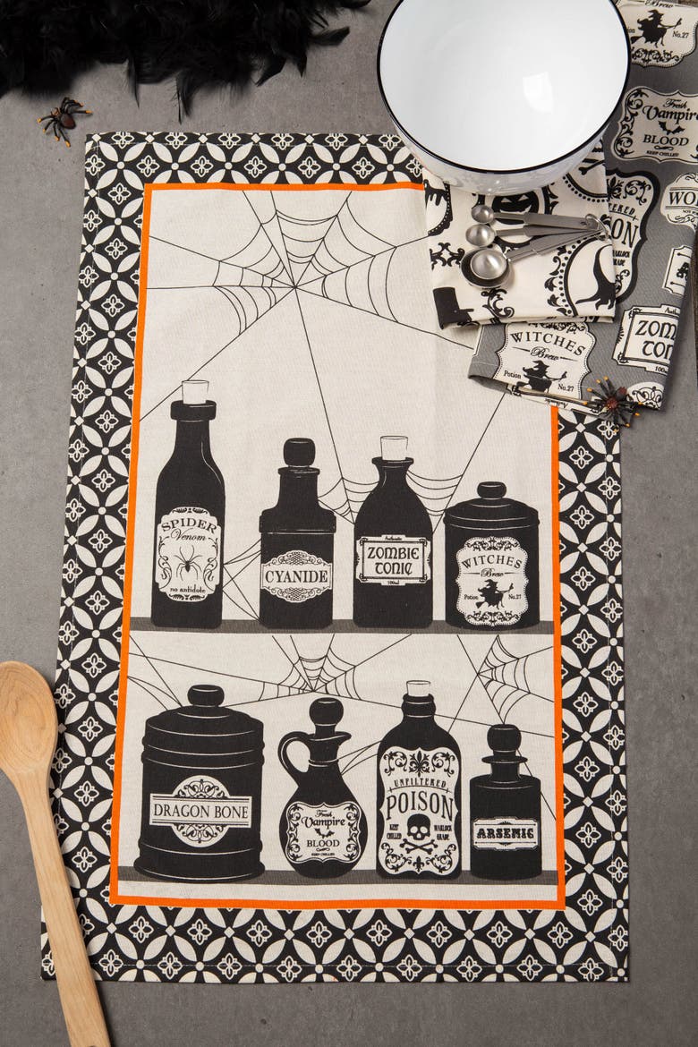 Asst Hocus Pocus Printed Dishtowel Set/3, Alternate, color, Hocus Pocus