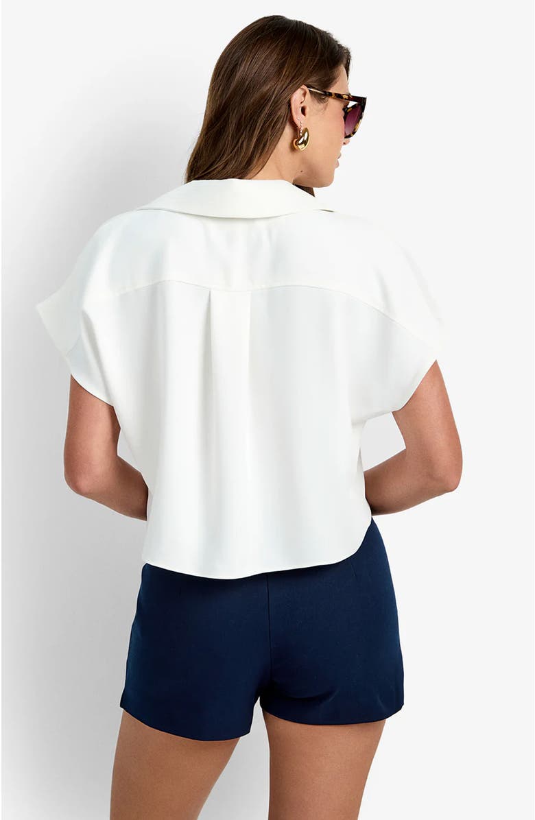 Trina Turk Stream Top, Alternate, color, Whitewash