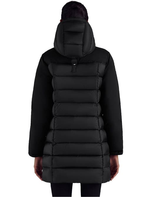 Triple F.a.t. Goose Two-tone Puffer Down Parka In Black
