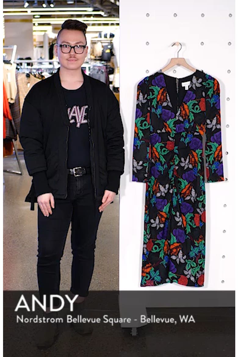 Raven Floral Midi Dress video