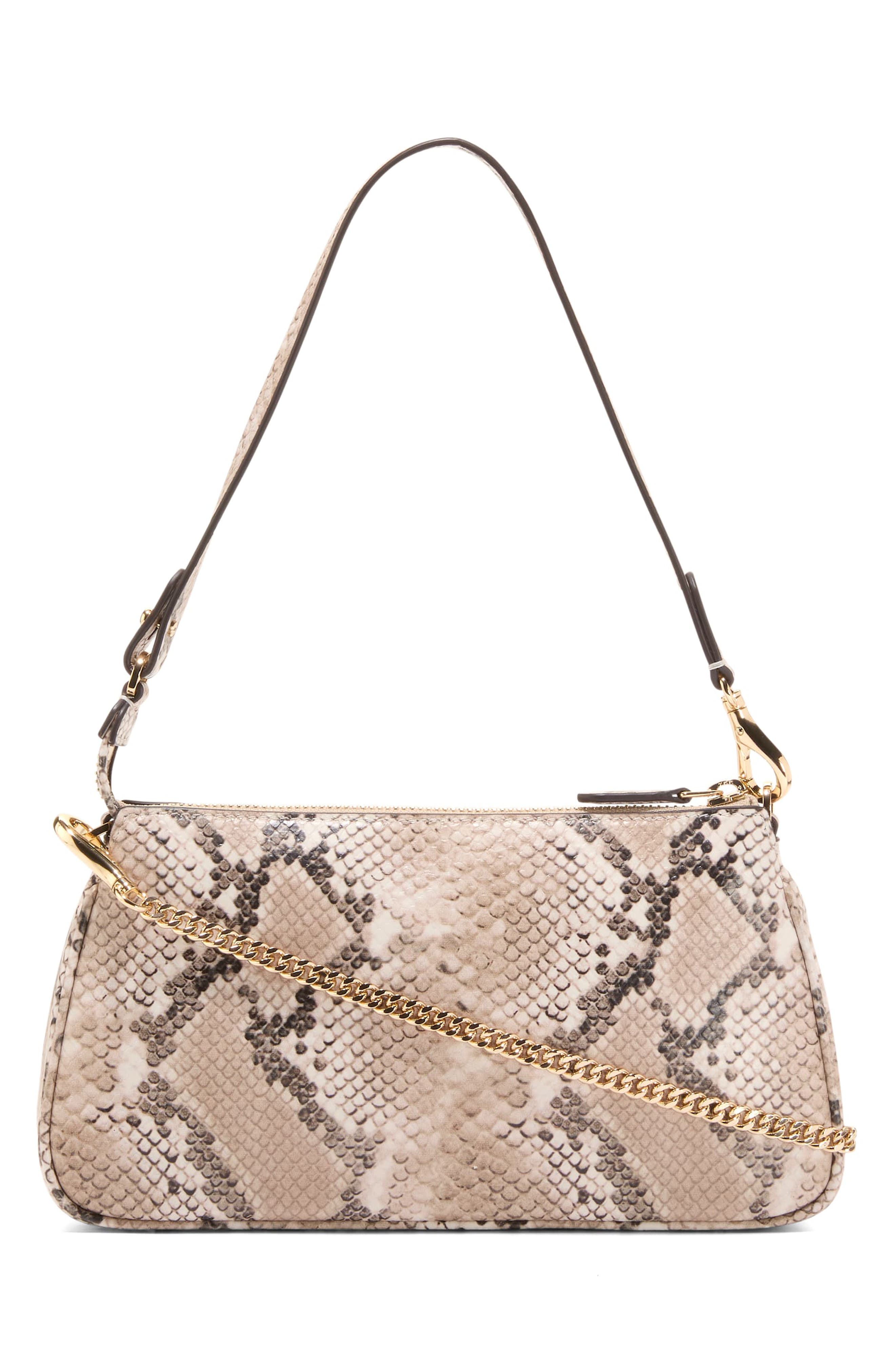 Willa Shoulder Bag, Alternate, color, MATTE SNAKE PRINT