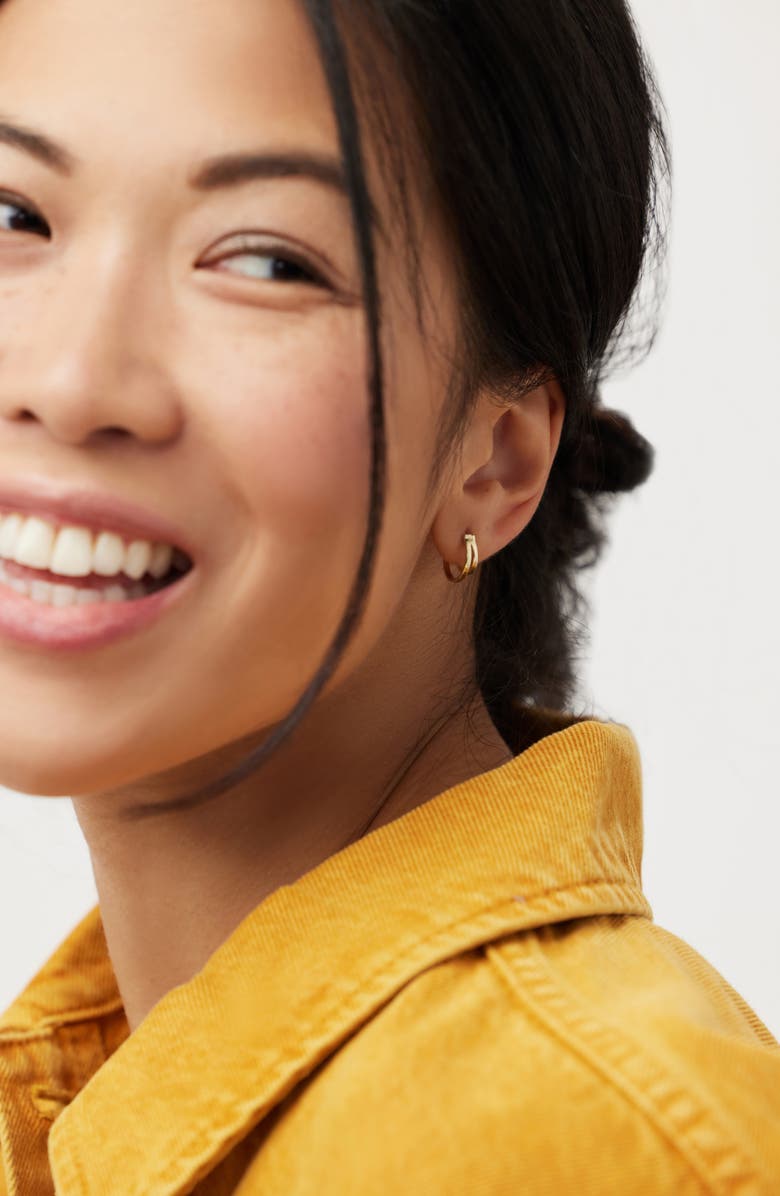 Ana Luisa Double Hoop Earrings - Gold Double Hoops, Alternate, color, Gold