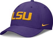 Nike Men's Nike Purple LSU Tigers Rise SwooshFlex Dri-FIT Hat