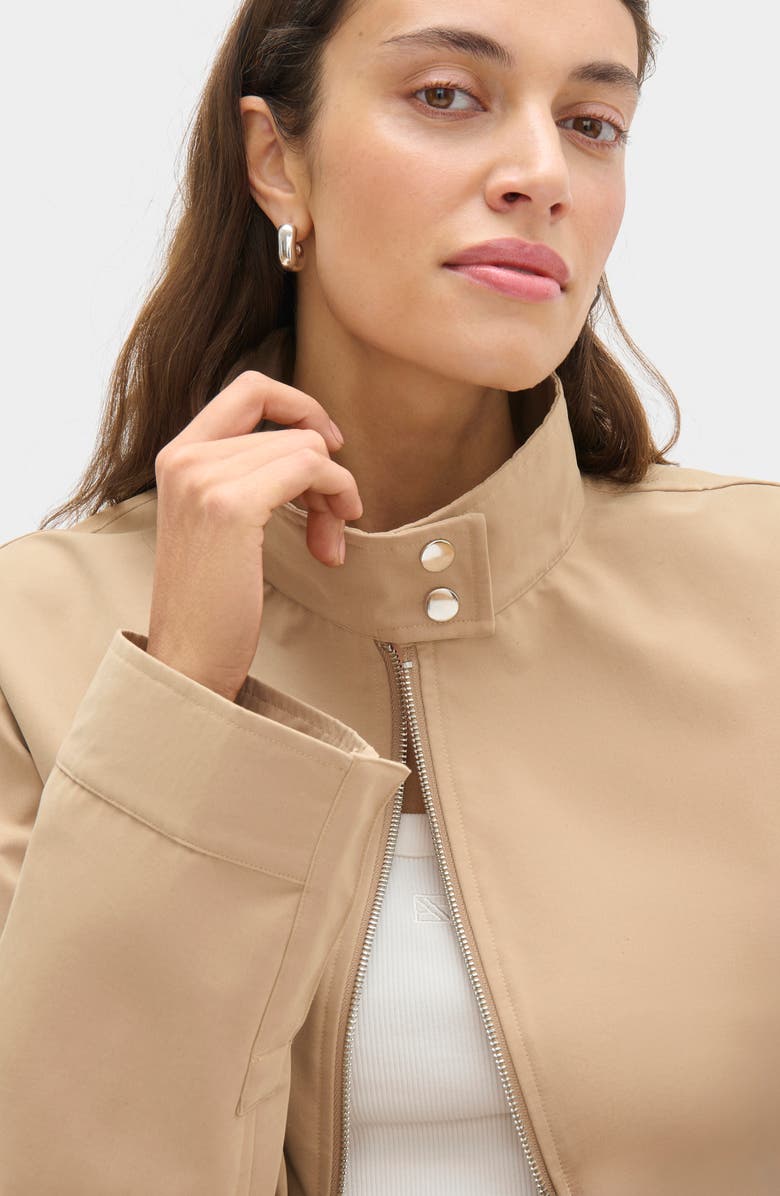 ALIGNE Brody Bubble Hem Jacket, Alternate, color, Camel