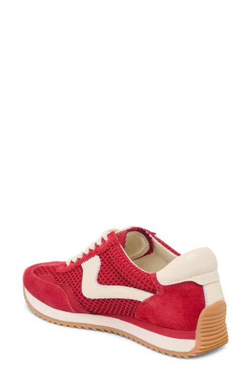 Dolce Vita B.ntcd Mesh Sneaker In Crimson Mesh