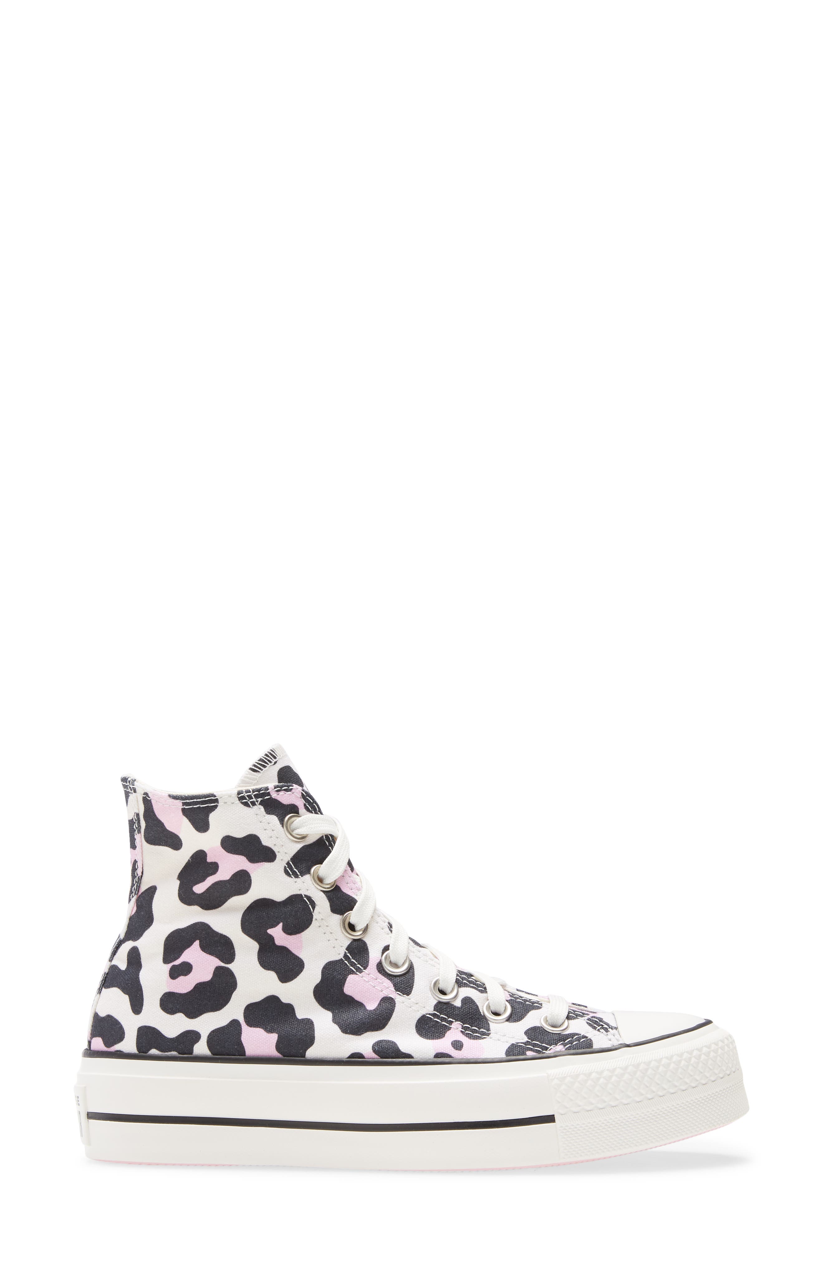 Chuck Taylor® All Star® Lift High Top Platform Sneaker, Alternate, color, VINTAGE WHITE/ MULTI/ BLACK