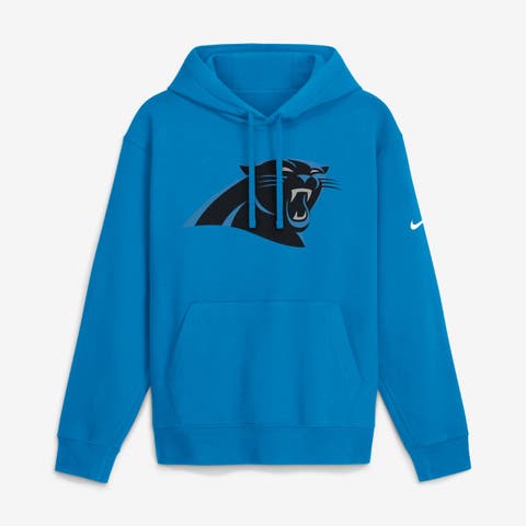 Men's Nike Blue Carolina Panthers Primetime Club Logo Hoodie
