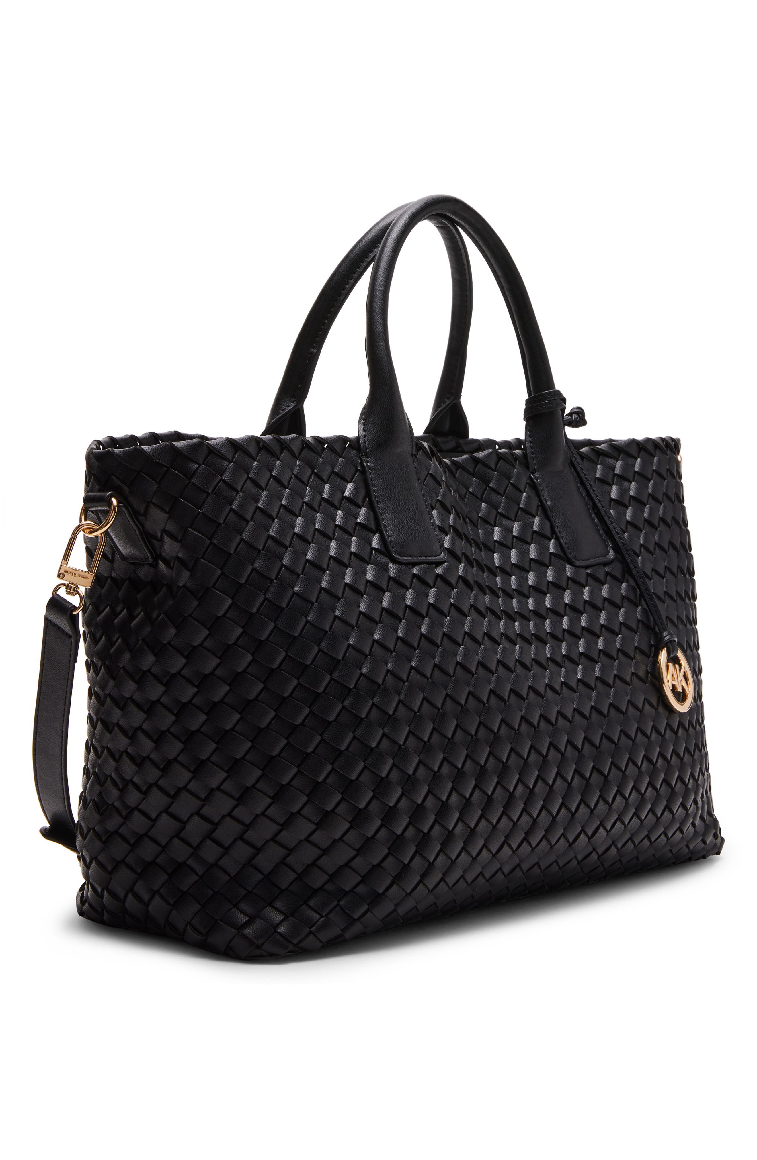Anne Klein Large Woven Tote, Alternate, color, 