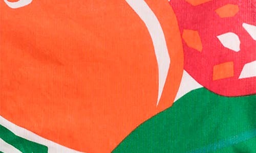 Mini Boden Kids' Aurelia Tiered Cotton Sundress In Multi Giant Fruit