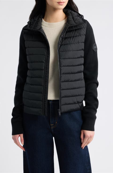 HyBridge Hayes Quilted & Knit Down Jacket