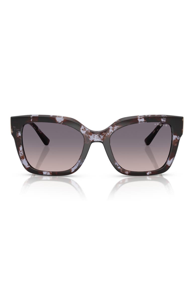 54mm Polarized Square Sunglasses, Alternate, color, PURPLE