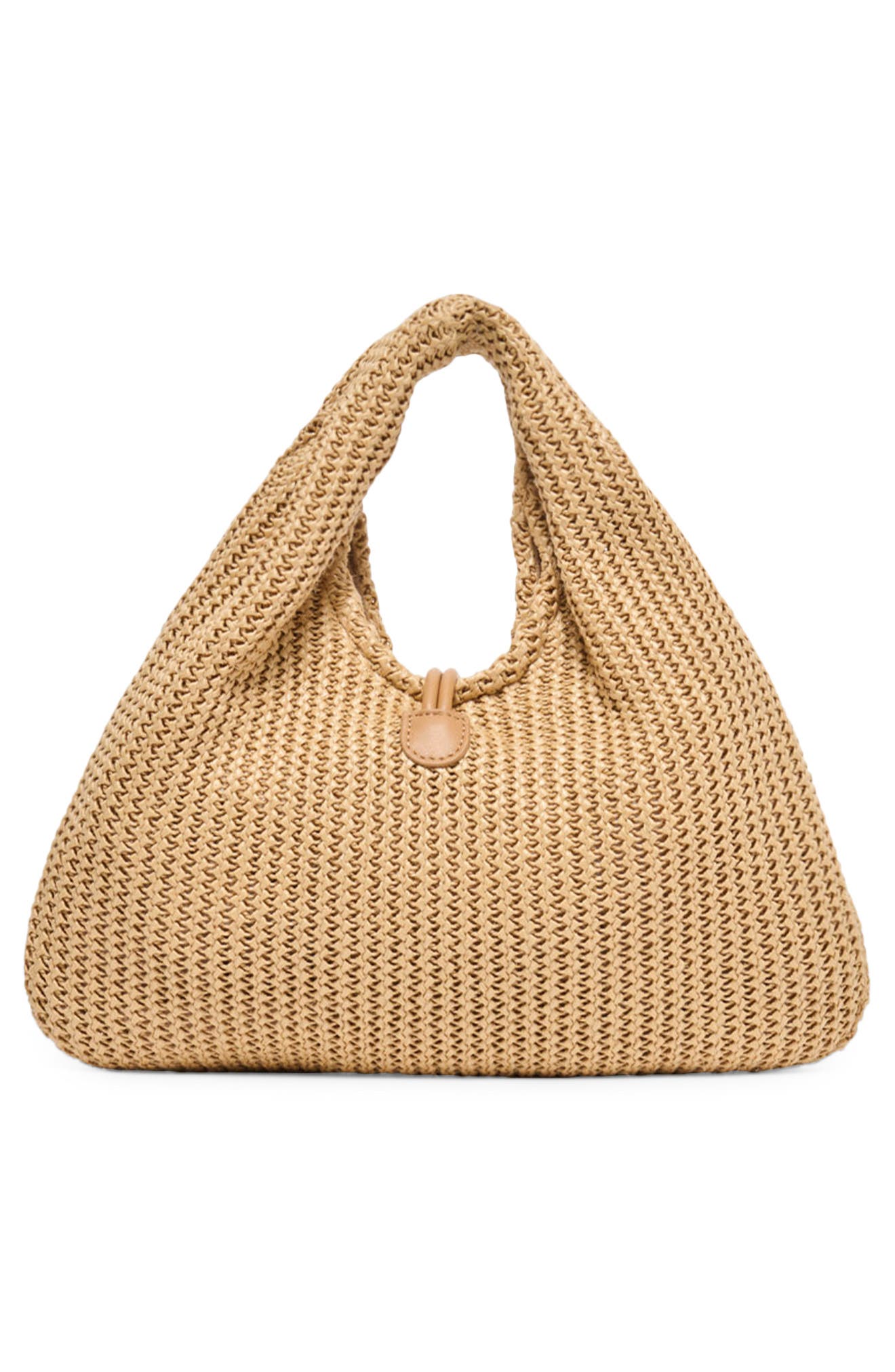 Mini Raffia Hobo Bag, Alternate, color, NATURAL