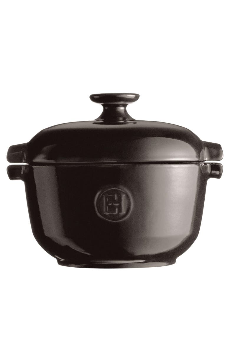 Emile Henry Rice Pot, Main, color, Charcoal