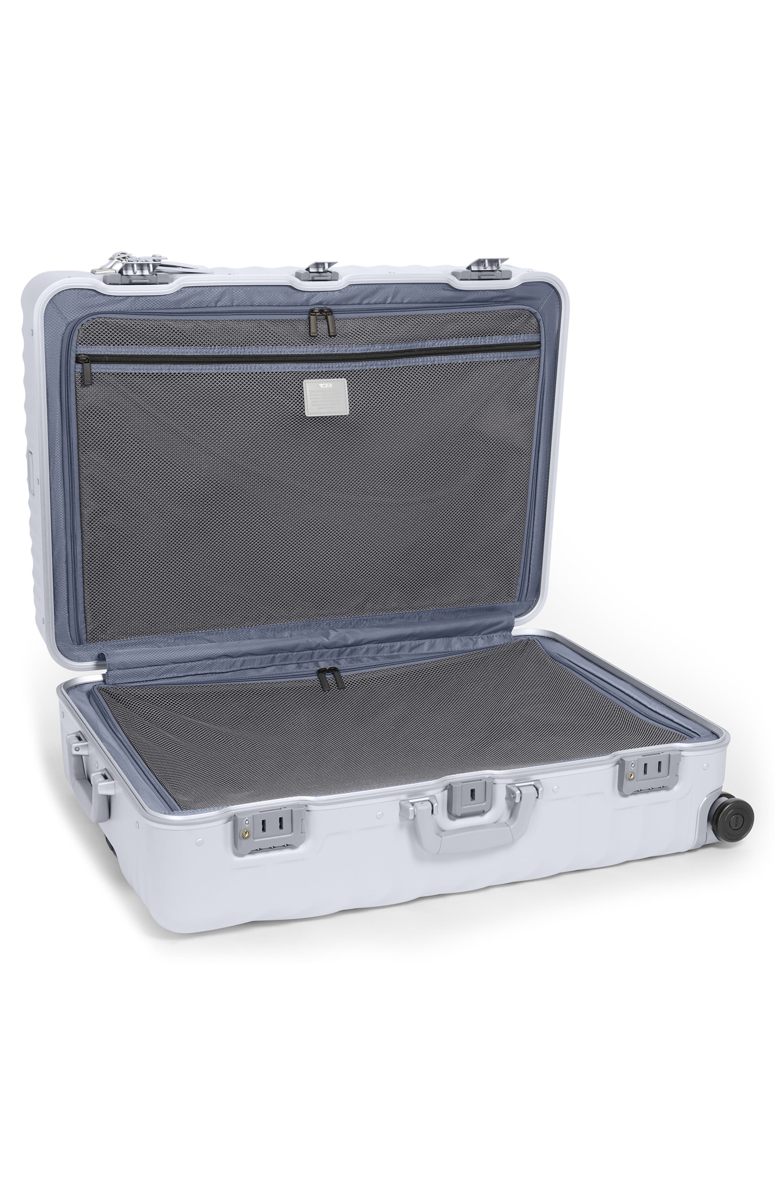 TUMI 19 Degree Frame Large Checked Luggage, Alternate, color, Pearl Grey Texture