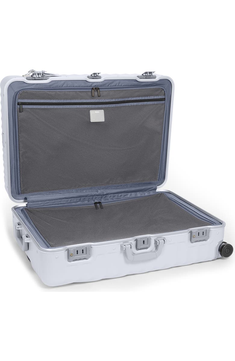 TUMI 19 Degree Frame Large Checked Luggage, Alternate, color, Pearl Grey Texture