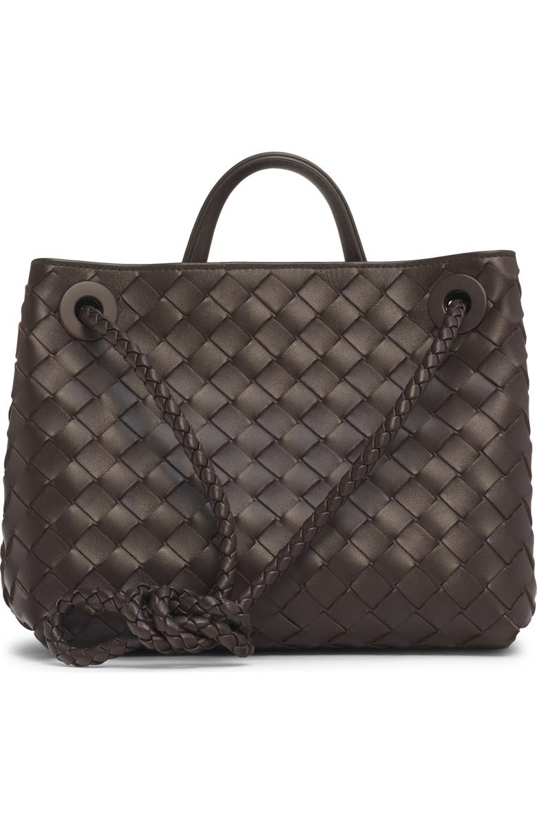 Bottega Veneta Small Andiamo Bead Intrecciato Leather Top Handle Bag, Alternate, color,
