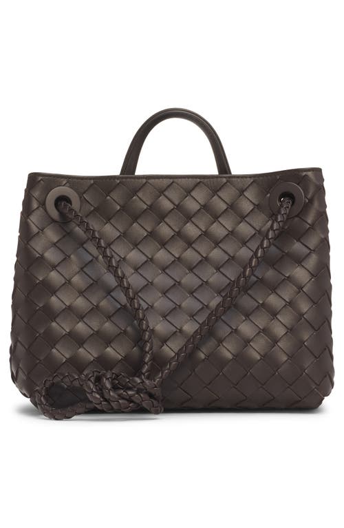 Bottega Veneta Small Andiamo Bead Intrecciato Leather Top Handle Bag