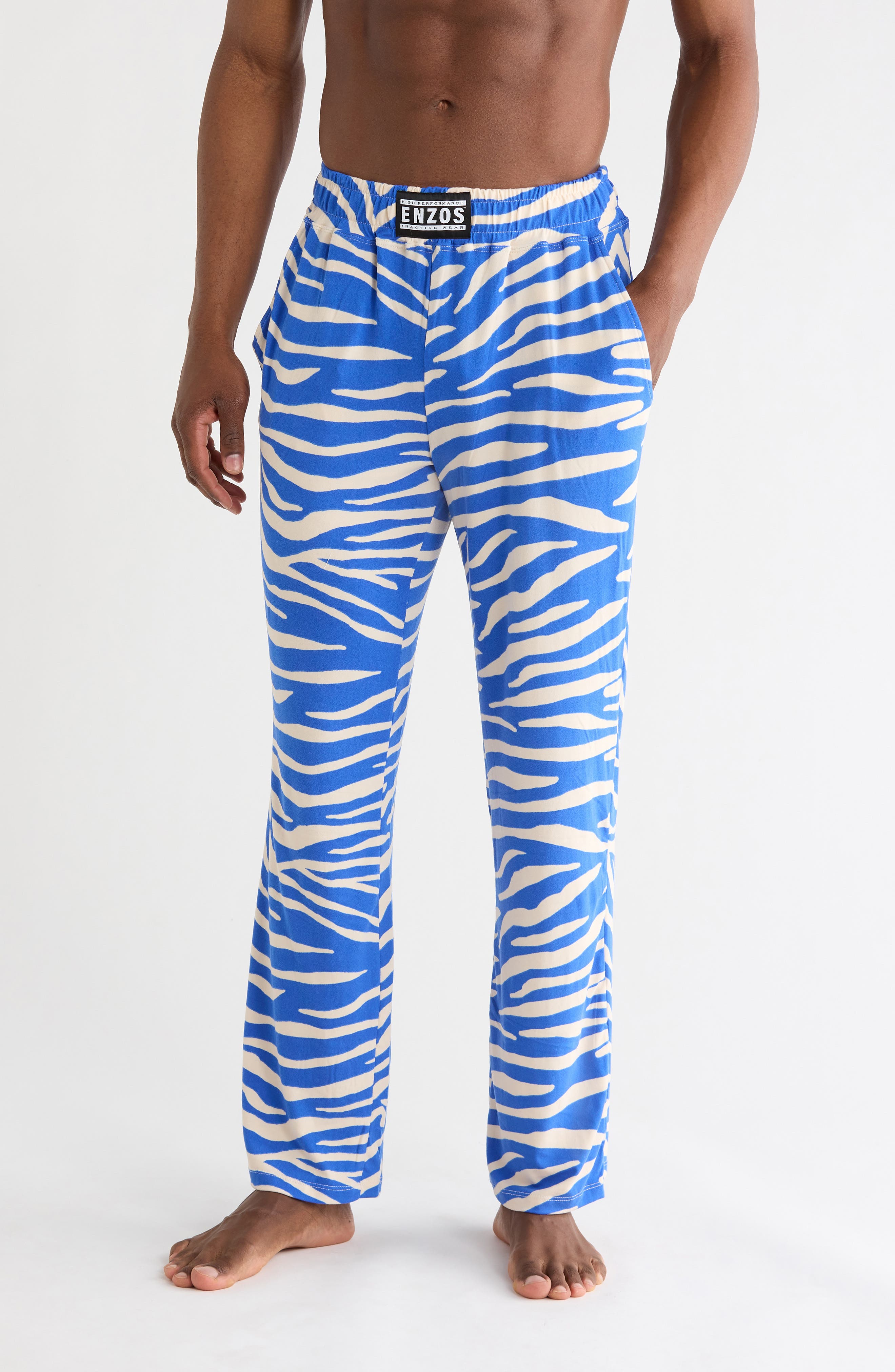 WAVY ZEBRA-BLUE