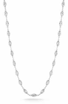 Marquise Cut Cubic Zirconia Choker Necklace