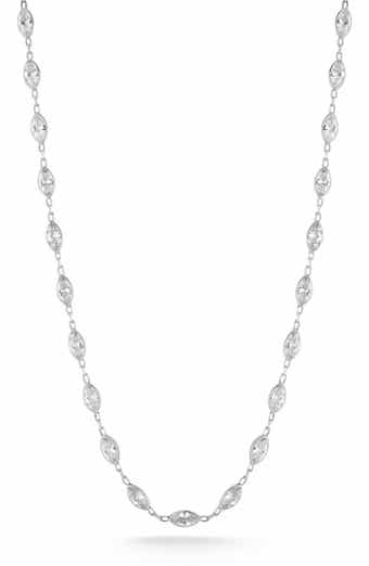 Marquise Cut Cubic Zirconia Choker Necklace