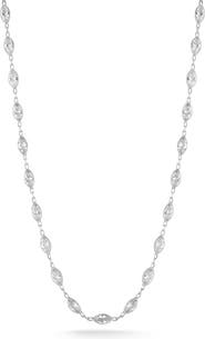 SPHERA MILANO Marquise Cut Cubic Zirconia Choker Necklace