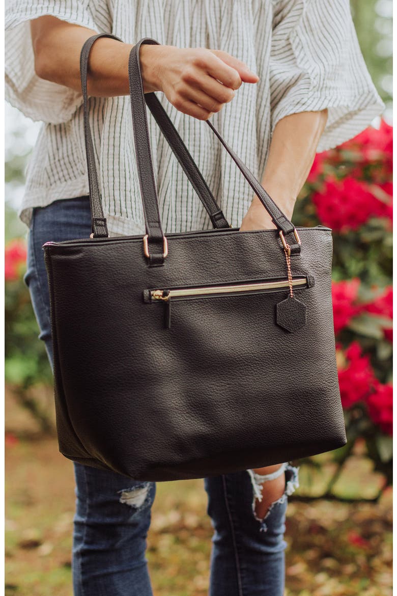 Uptown Cooler Tote, Alternate, color, BLACK