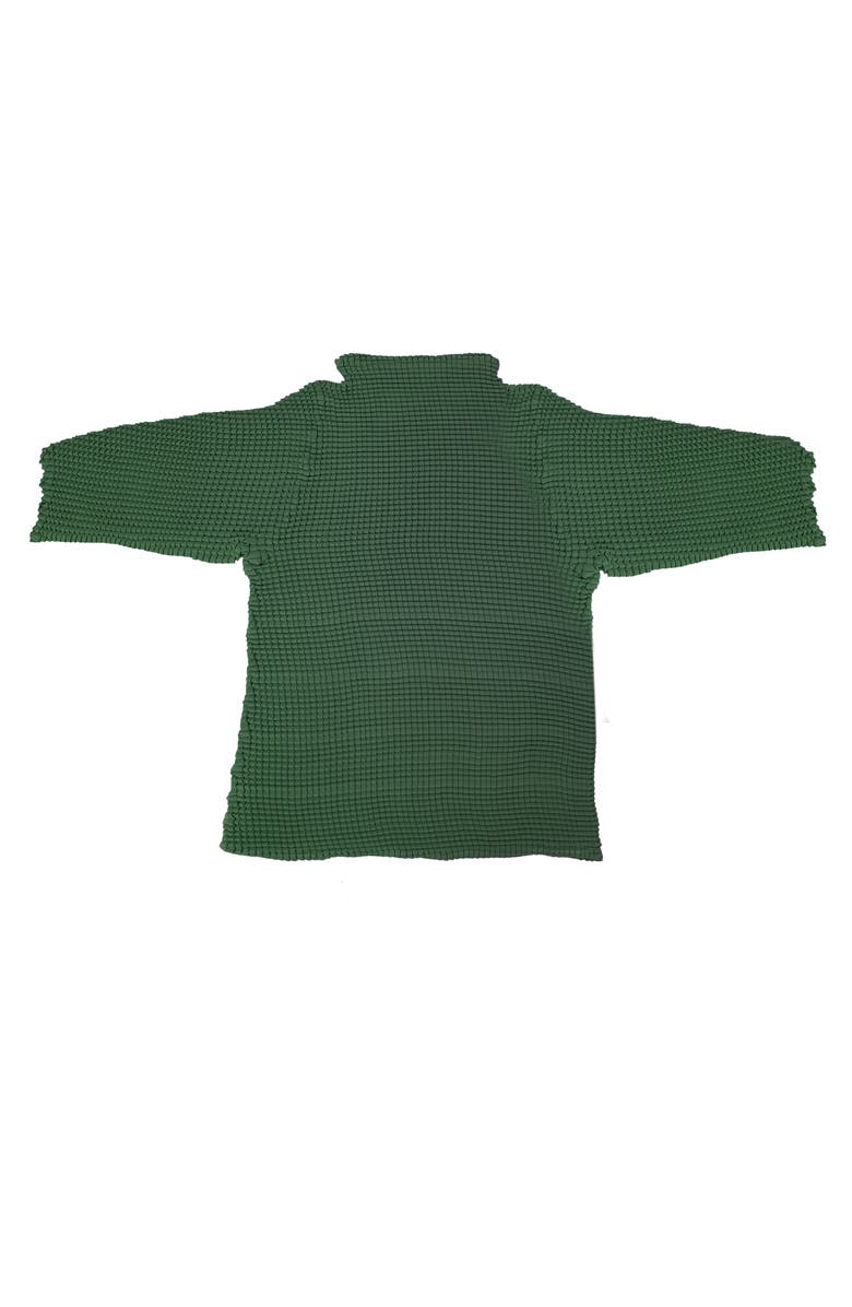 BAACAL Ingrid Pleated Mock Neck Top, Main, color, Army