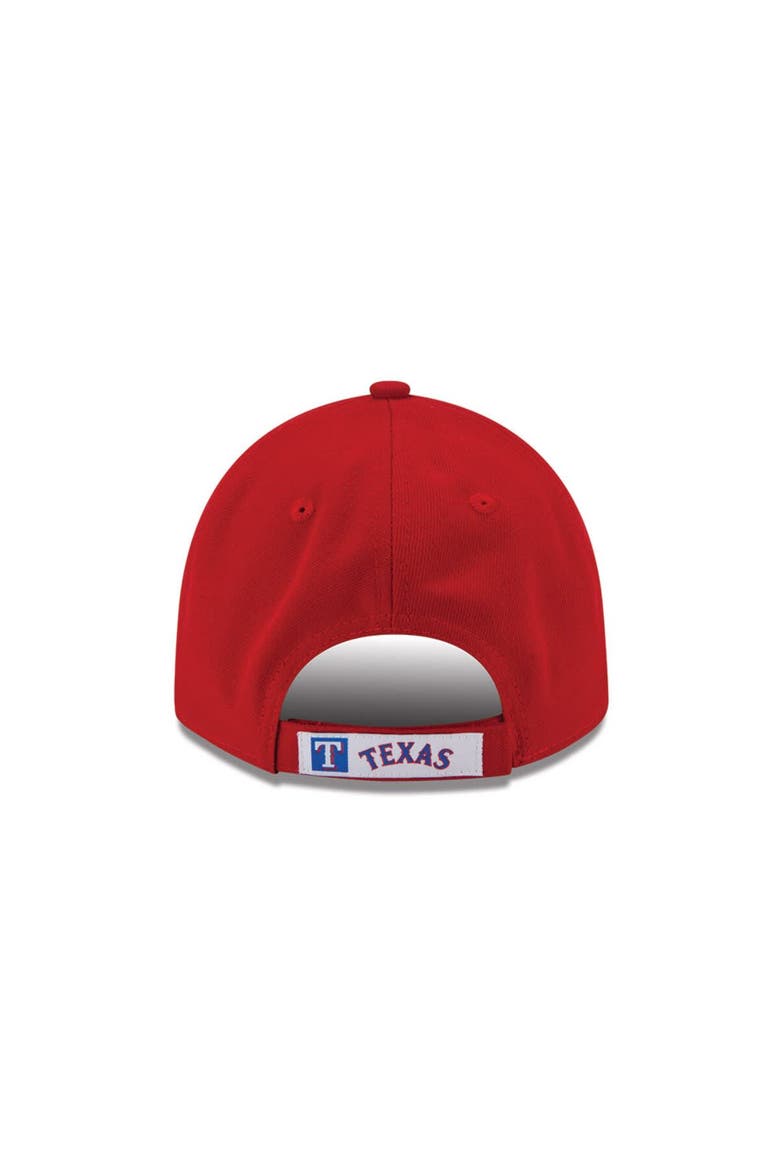 Men's New Era Red Texas Rangers League 9FORTY Adjustable Hat, Alternate, color, Red