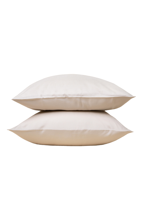 Slumber Cloud Performance Linen Blend Pillowcases In Brown
