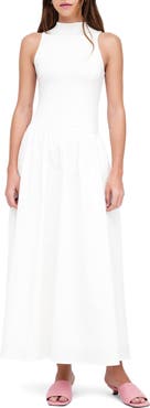 Marcella Montrose Mixed Media Maxi Dress