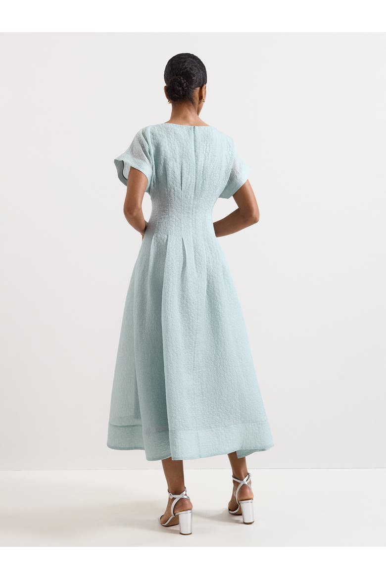Laya Boat Neck Midi Dress, Alternate, color, Pale Blue