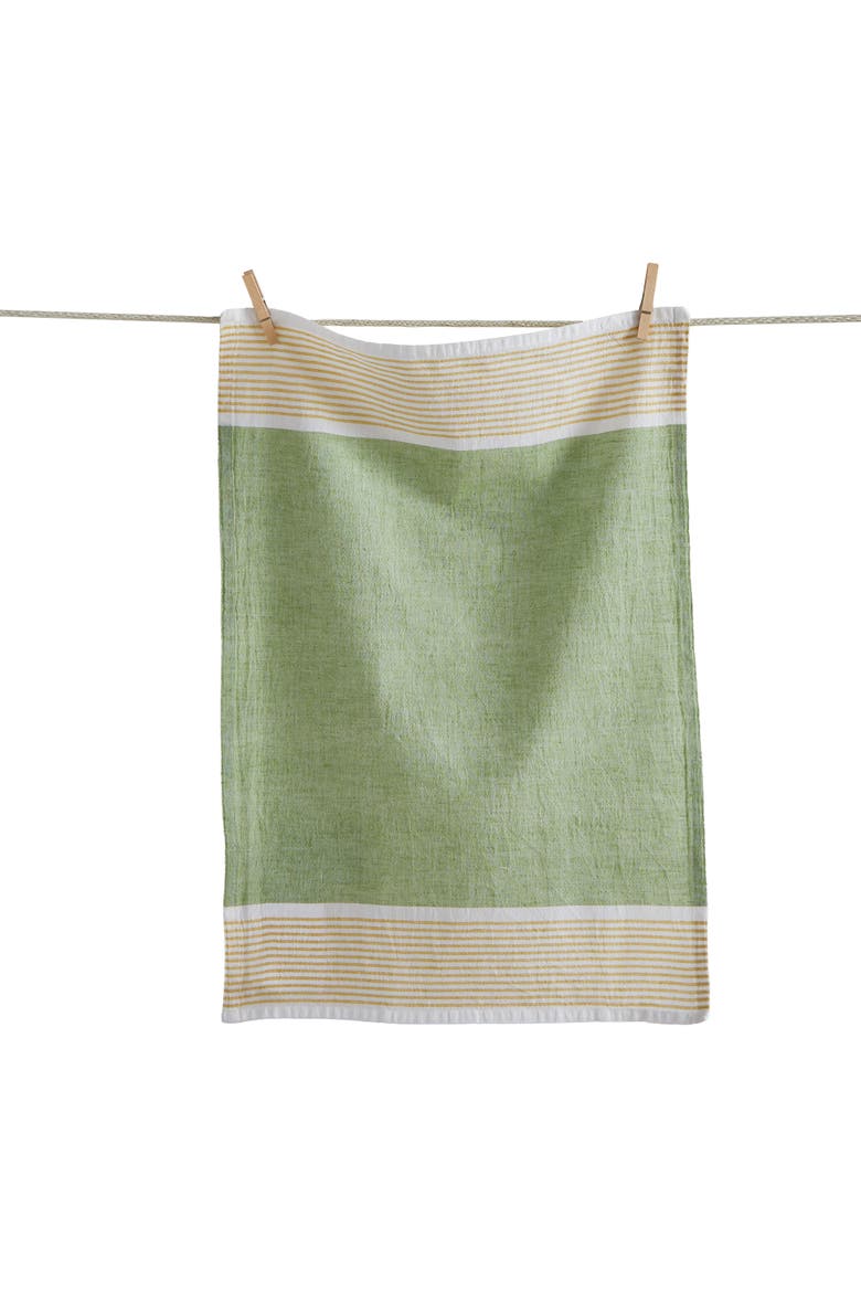 Wolcott Contrast Border Dt Green Multi Green Multi Cotton Everyday, Main, color, Green