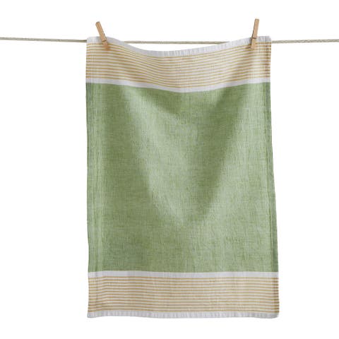 Wolcott Contrast Border Dt Green Multi Green Multi Cotton Everyday