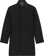 Theory Belvin Melton Wool Blend Coat