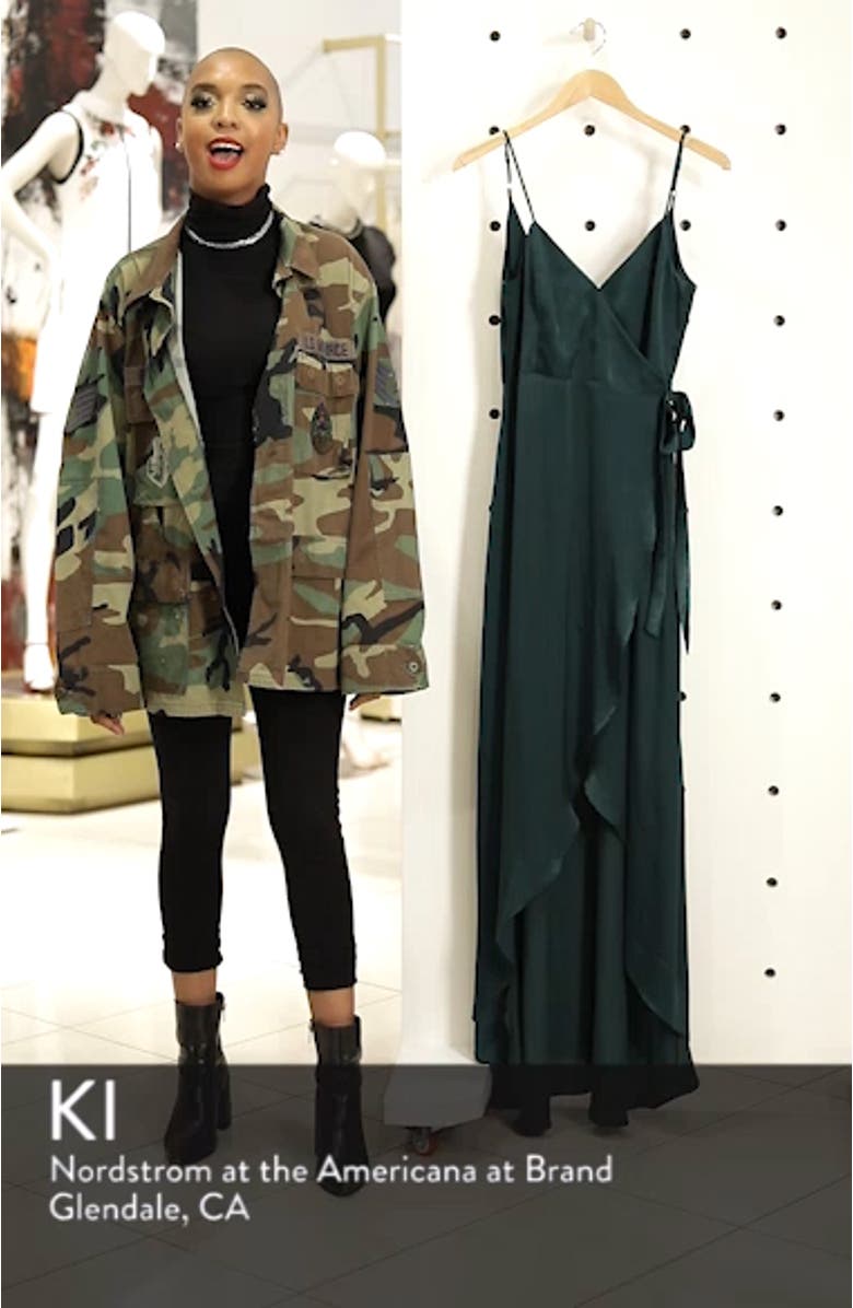 Mariah Wrap Gown, sales video thumbnail