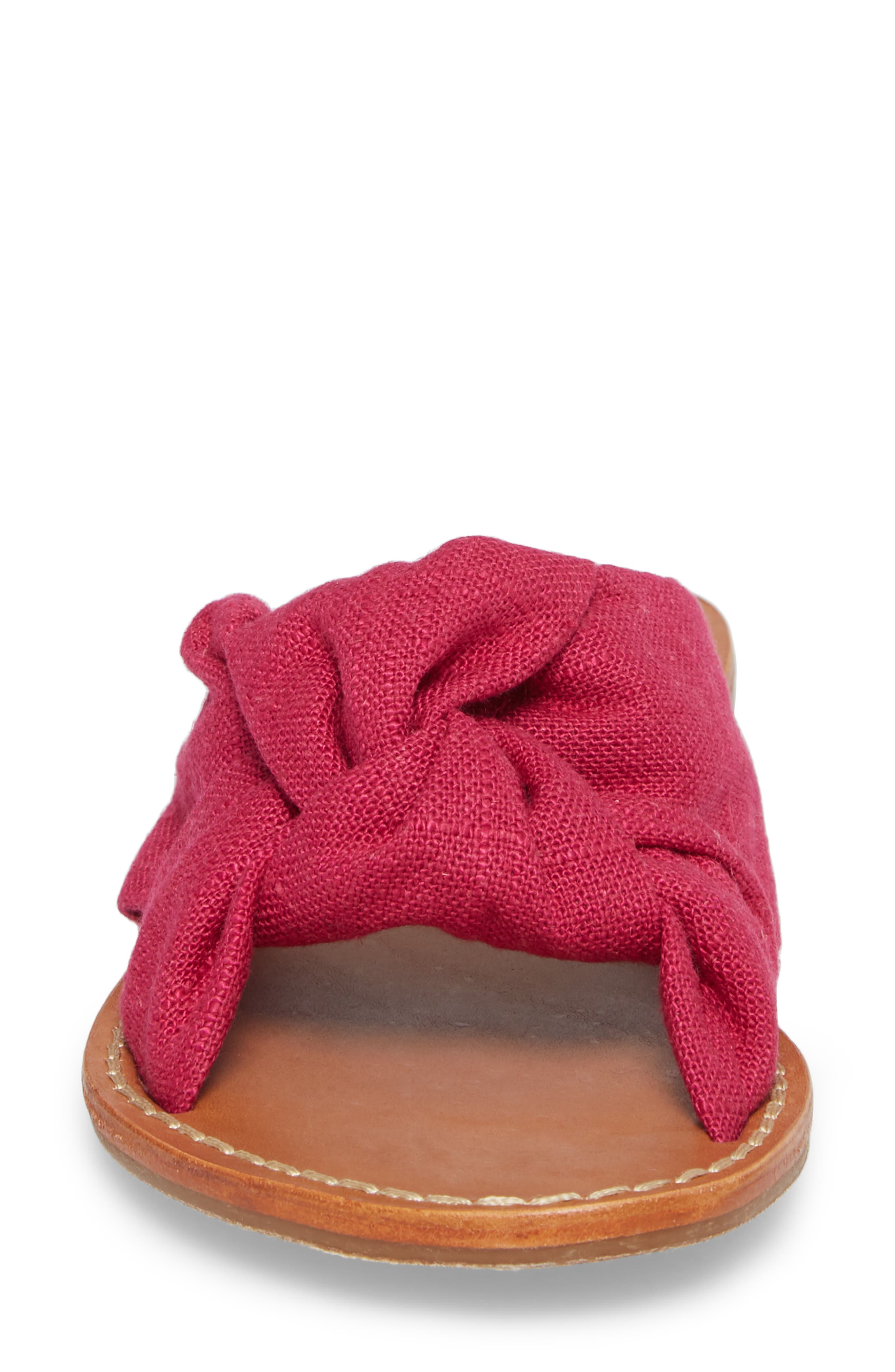 Soludos Knotted Slide Sandal, Alternate, color, 