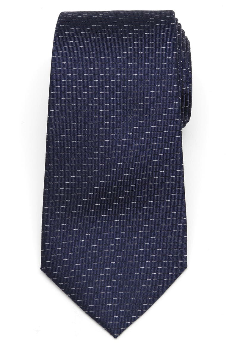 Stripe Silk Tie, Alternate, color, BLUE