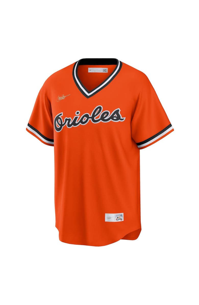 Nike Men's Nike Cal Ripken Jr. Orange Baltimore Orioles Alternate Cooperstown Collection Player Jersey, Alternate, color,