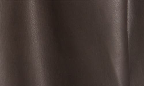 Partow Bond Drawstring Leather Jacket In Brown