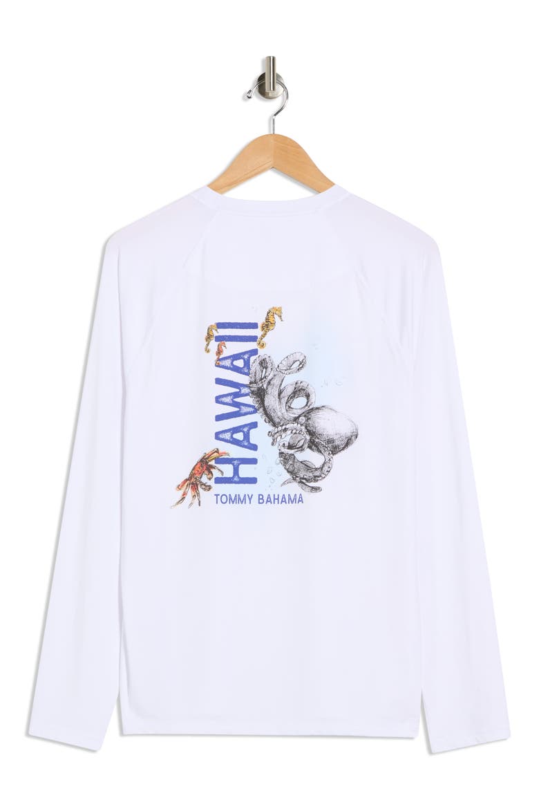 Chill Time Sea Life Long Sleeve Knit T-Shirt, Alternate, color, WHITE