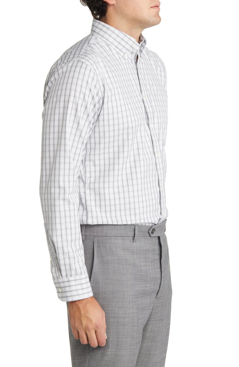 Nordstrom Jeremy Royal Plaid Oxford Dress Shirt, Alternate, color, 