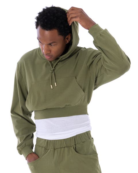 Eco Crop Workout Hoodie