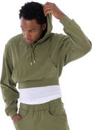 Dai Moda Eco Crop Workout Hoodie