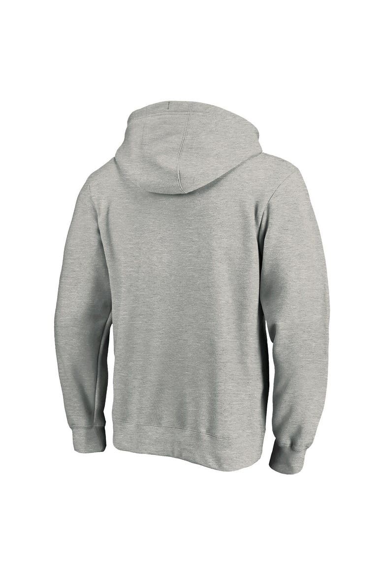 Men's Fanatics Branded Heathered Gray Seattle Kraken Big & Tall Primary Logo Pullover Hoodie, Alternate, color, Heather Gray
