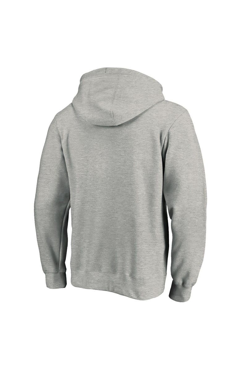 FANATICS Men's Fanatics Branded Heathered Gray Seattle Kraken Big & Tall Primary Logo Pullover Hoodie, Alternate, color, Heather Gray