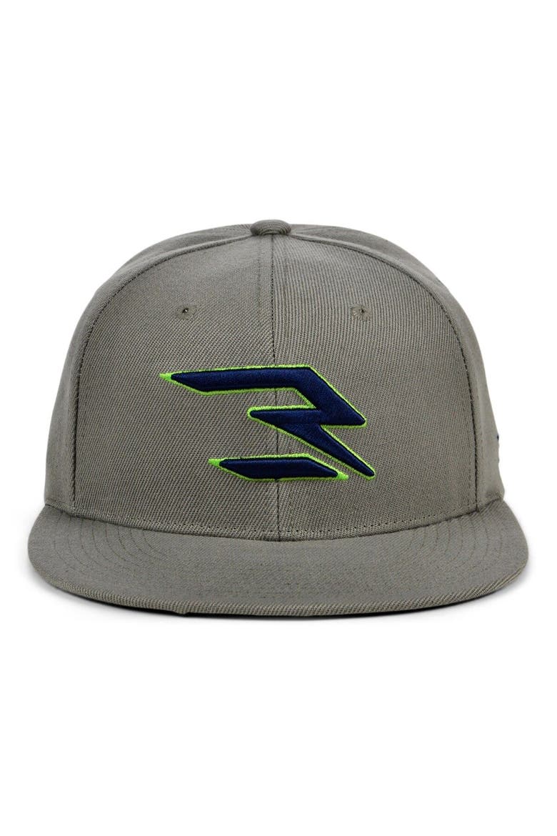 Men's Gray/Navy 3BRAND by Russell Wilson Fashion Snapback Adjustable Hat, Alternate, color, Gray