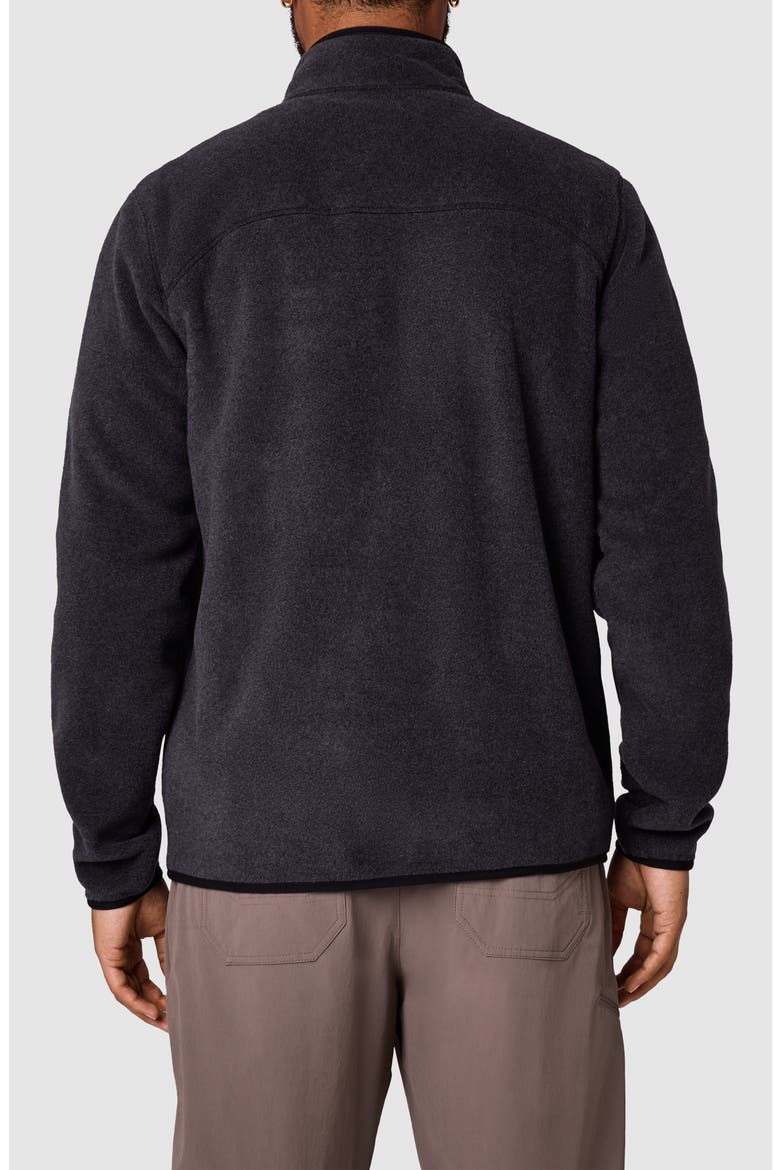 Deming Fleece Jacket, Alternate, color, BLACK
