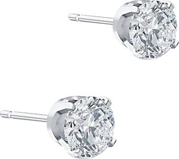 1 Carat (ctw) Diamond Studs in 14k or Gold Lab Grown